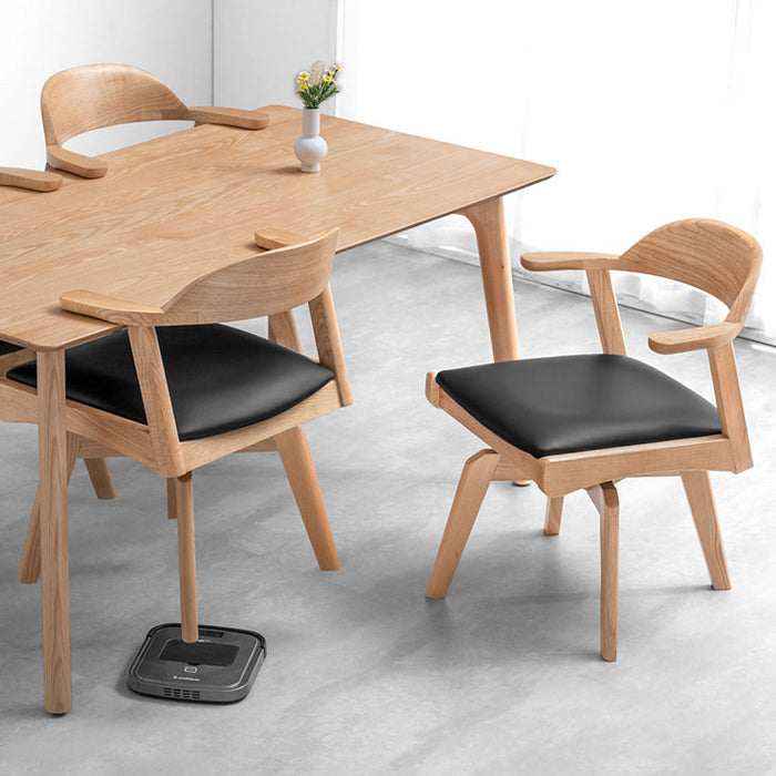 単脚］ダイニングチェア 完成品 北欧 リビングチェア 回転式 お掃除