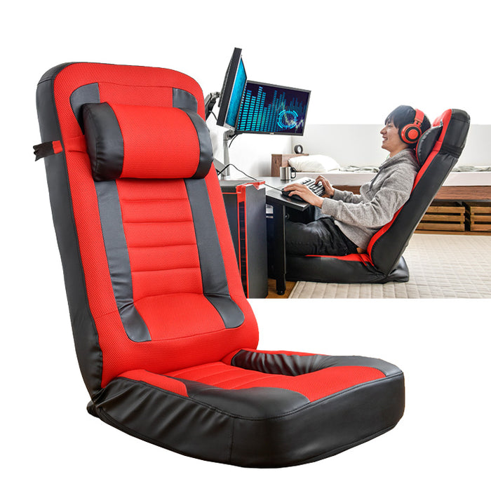 1人掛け スーパーハイバック ゲーミング座椅子 18段階 リクライニング