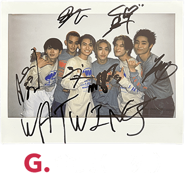 TBSチャンネル 契約者限定プレゼント WATWING 直筆サイン入りチェキを8