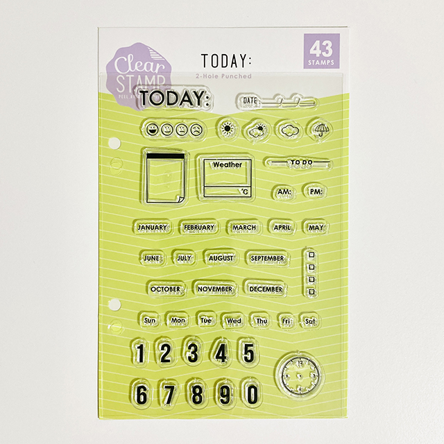 クリアスタンプシート T TODAY｜モノづくりを楽しむサイト cotora