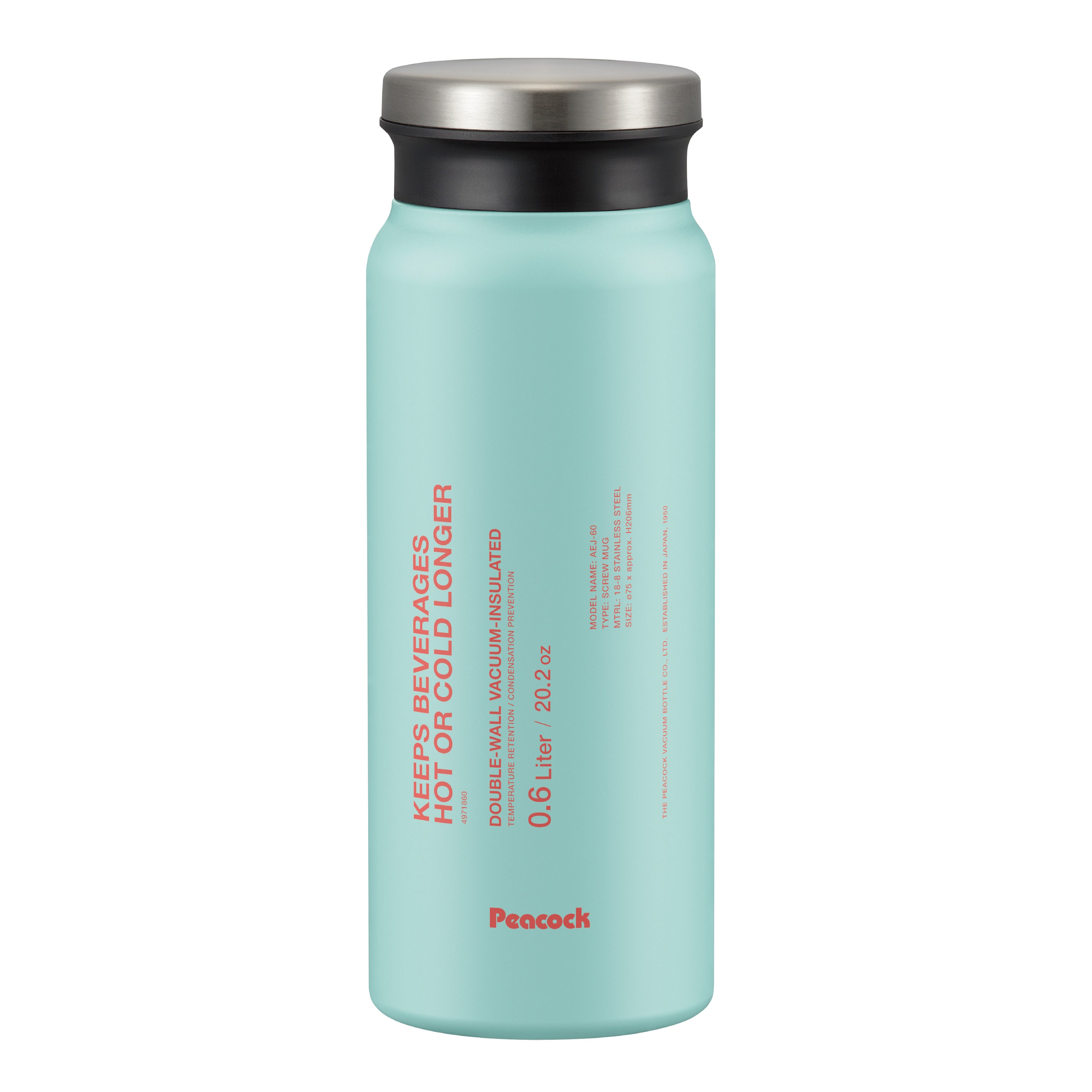 スクリューマグタイプ 0.6L (AEJ-60) – ピーコック魔法瓶公式