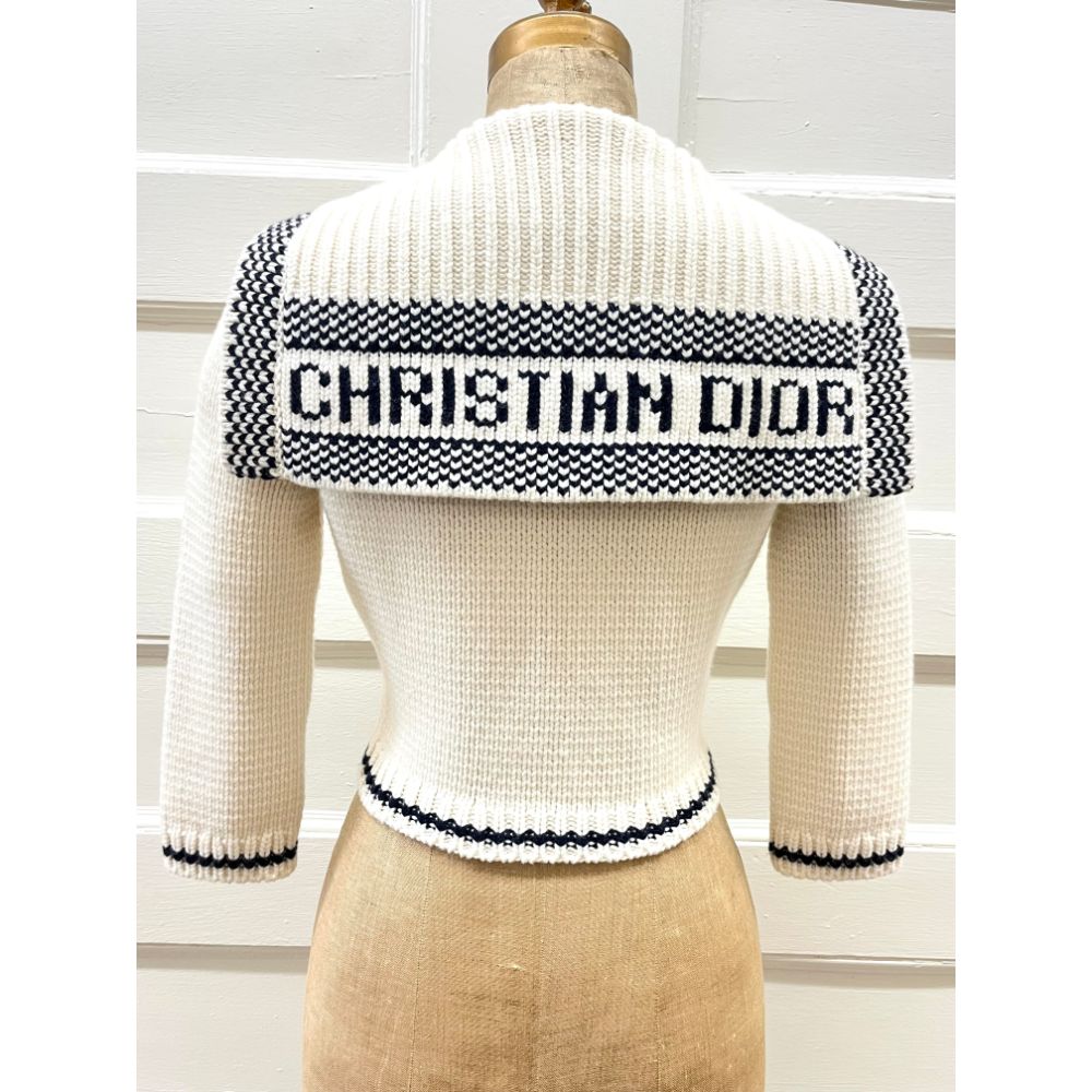 Dior 2021 Mariniere sailor cardigan - The Cat's Meow