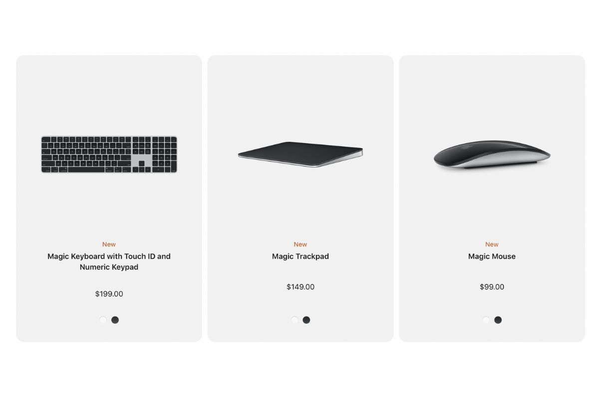Apple launches new silver-and-black Magic Trackpad, Magic Keyboard