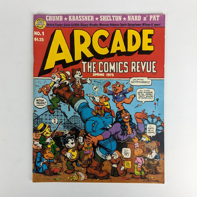 Arcade (Vol. 1 No.1): The Comics Revue - The Book Merchant Jenkins