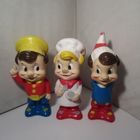 ケロッグ ポップ スナップ クラックル ソフビドール3体セット