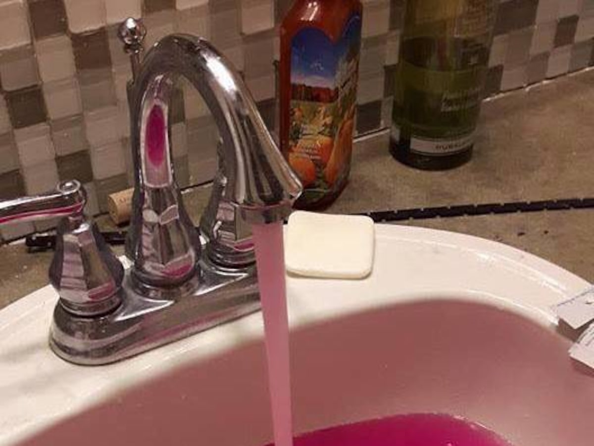Very, very pink' tap water shocks Alberta town residents - The