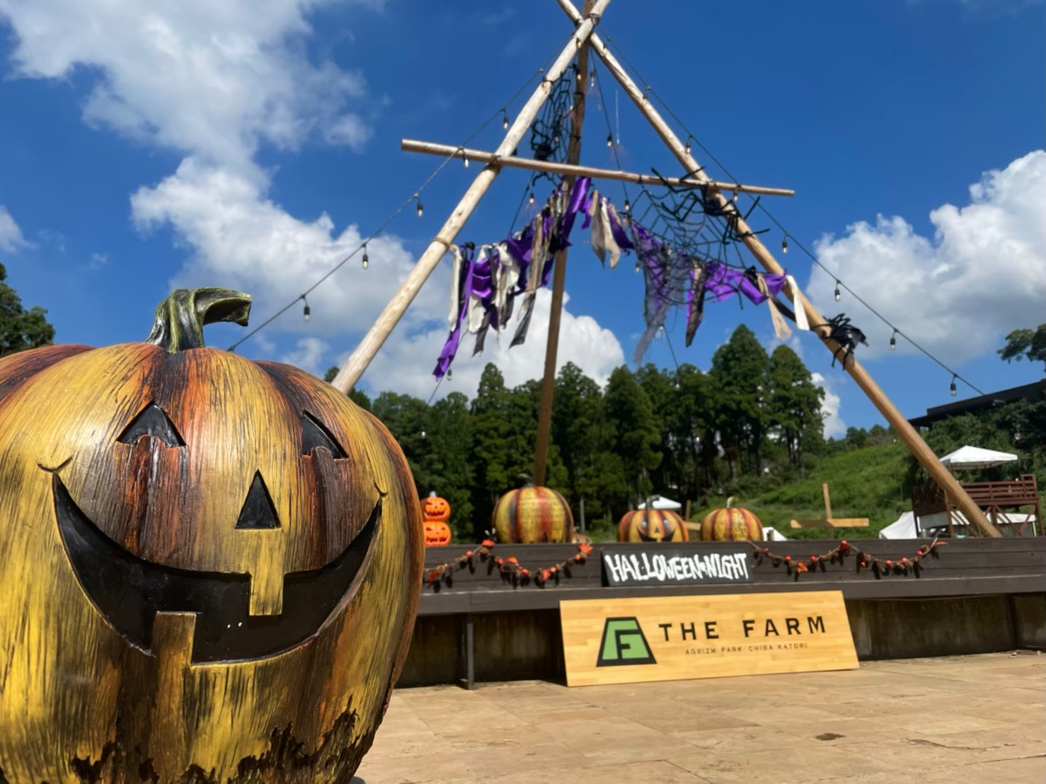 農園リゾートで収穫を祝う「ハロウィン縁日」を開催