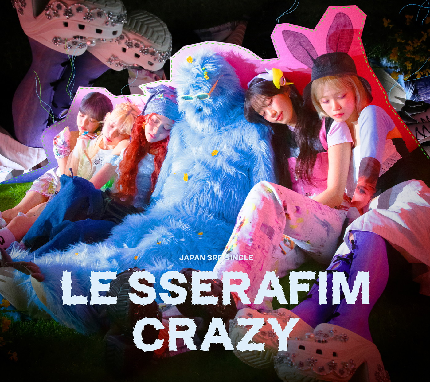 LE SSERAFIM最新シングル「CRAZY」全ジャケット＆封入特典含むパック