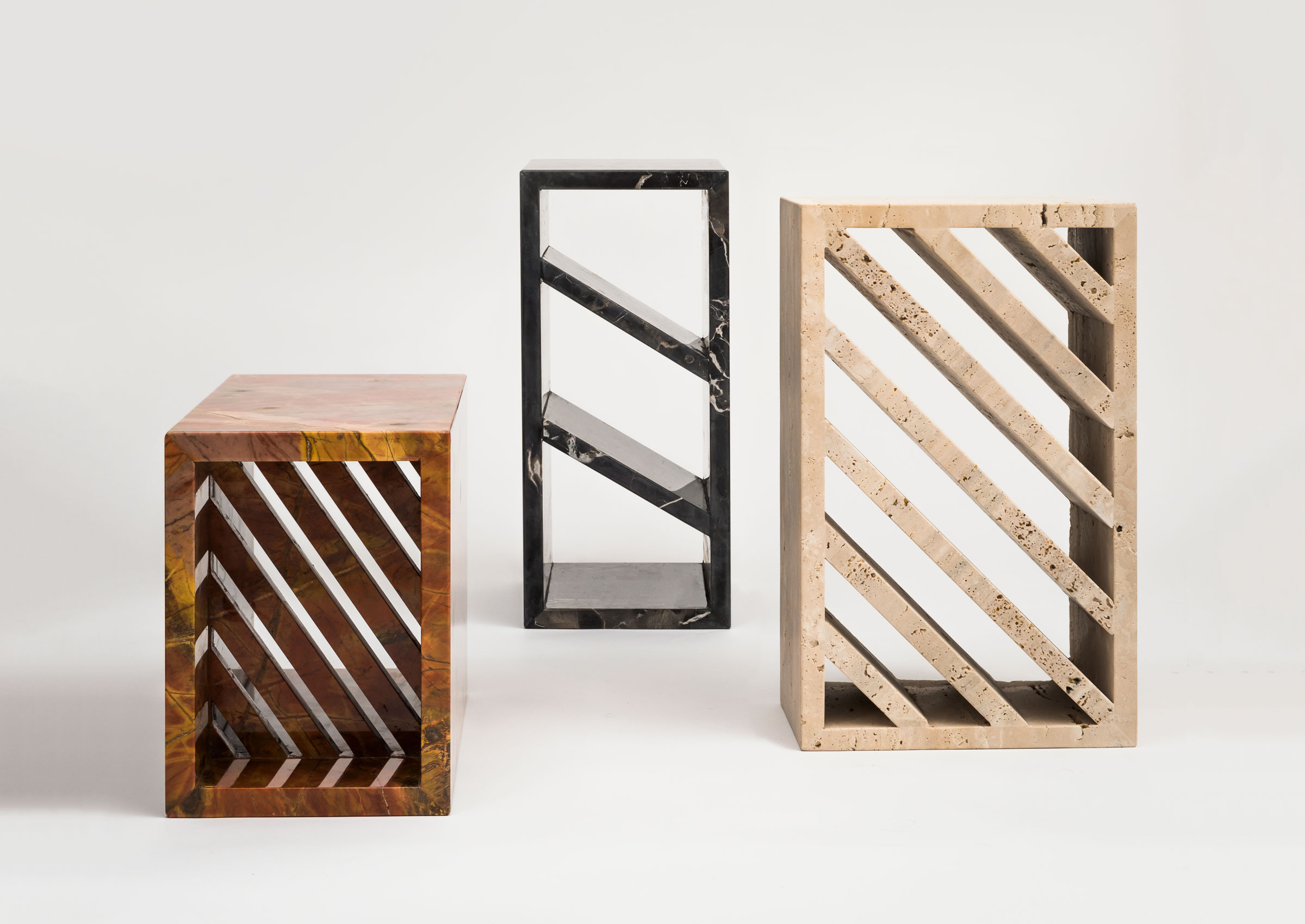 Brick Side Table I – Travertine | Grégoire de Lafforest | The