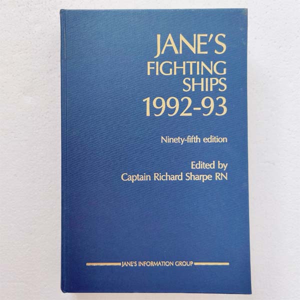 Jane's Fighting Ships 1992-93, edited by Capt. R Sharpe - The