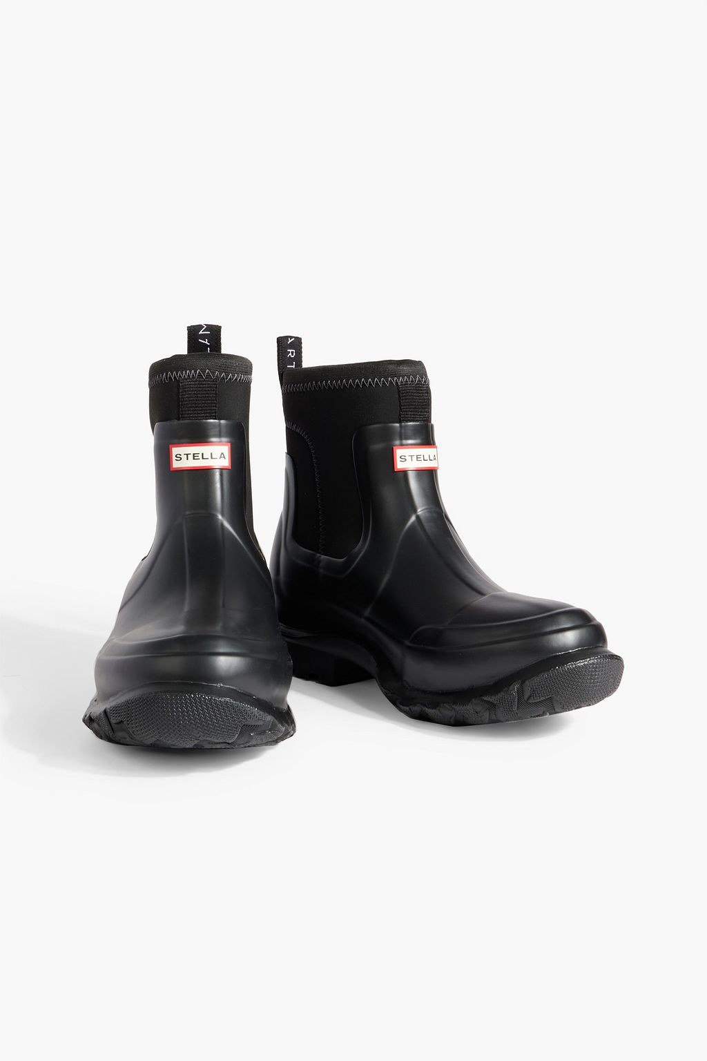 STELLA MCCARTNEY X HUNTER + Hunter neoprene and rubber rain boots