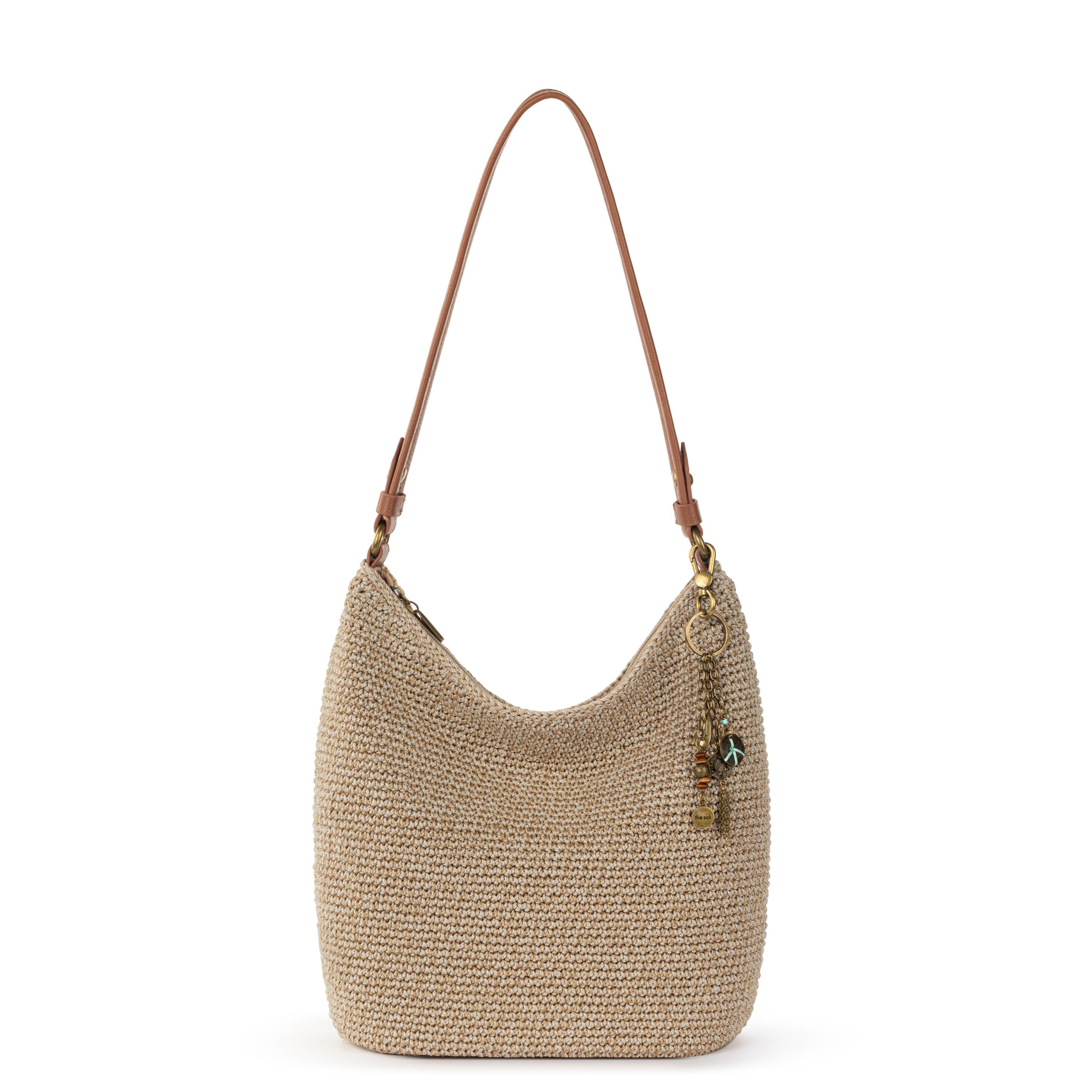 Sequoia Hobo Bag in Bamboo Static Crochet – The Sak