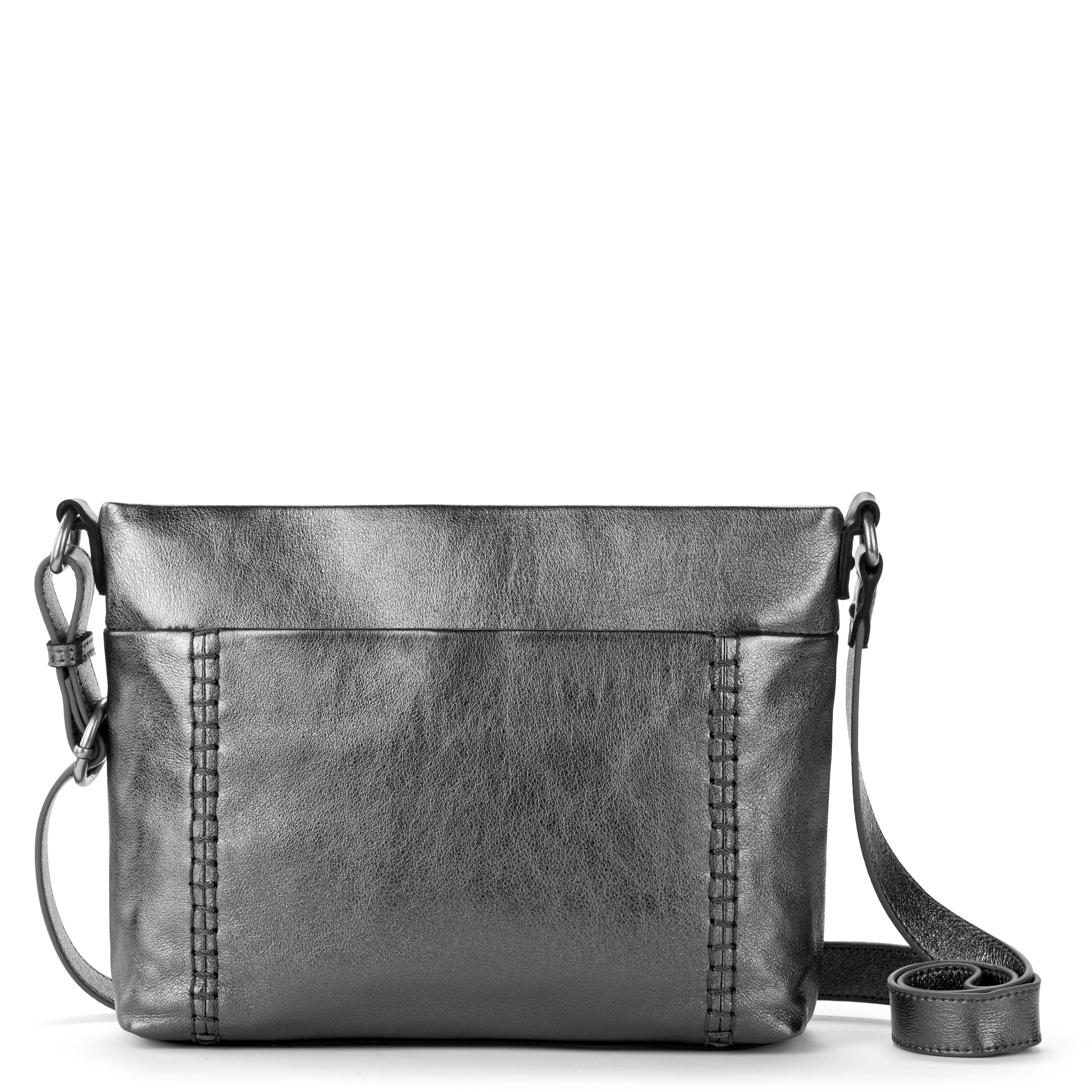 Melrose Crossbody Bag in Gunmetal Leather – The Sak