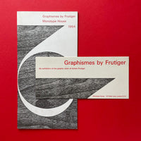 Graphismes by Frutiger: The Graphic work of Adrian Frutiger (Book