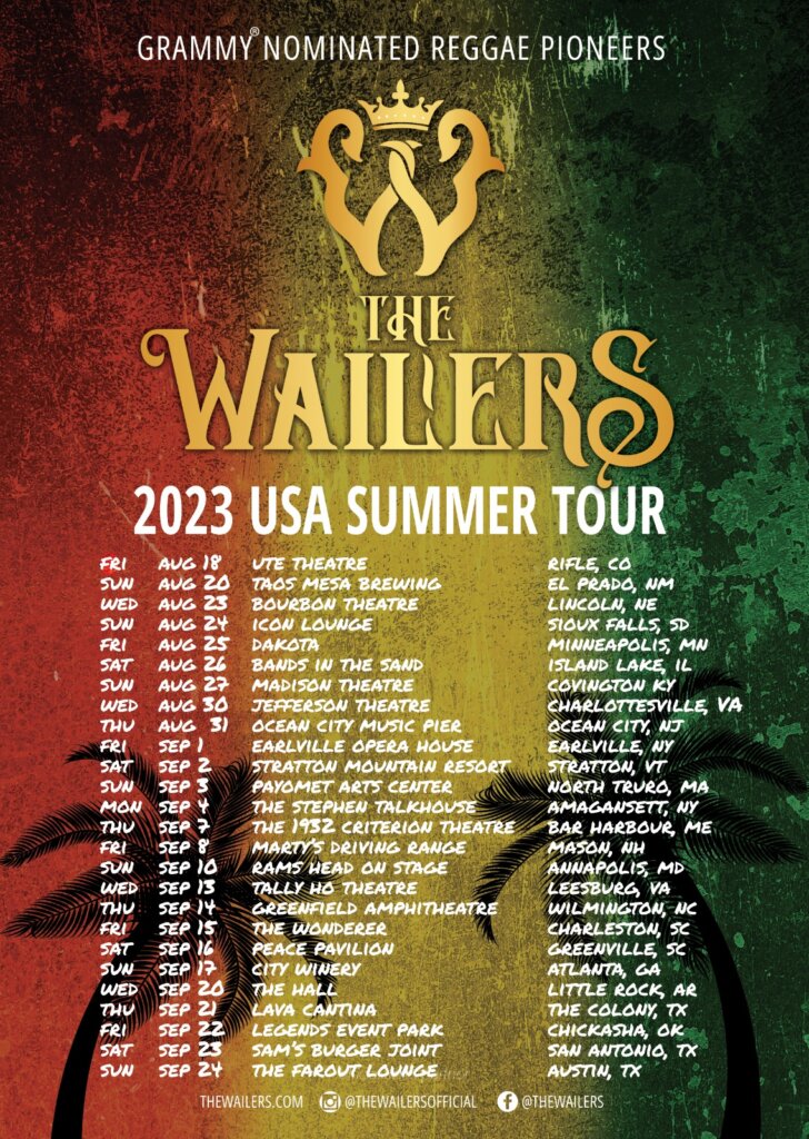 The Wailers Tour & Venue Posters - The Wailers