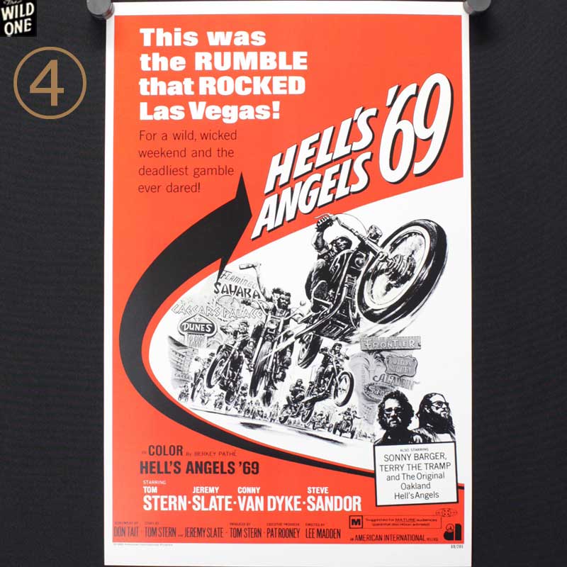 オールドバイカームービーポスター【①ANGELS FROM HELL】【②ANGELS