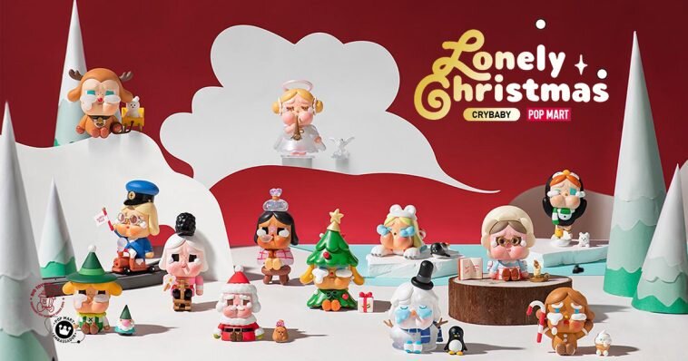 POP MART x Molly Yllom of Molly's Factory CRYBABY Lonely Christmas
