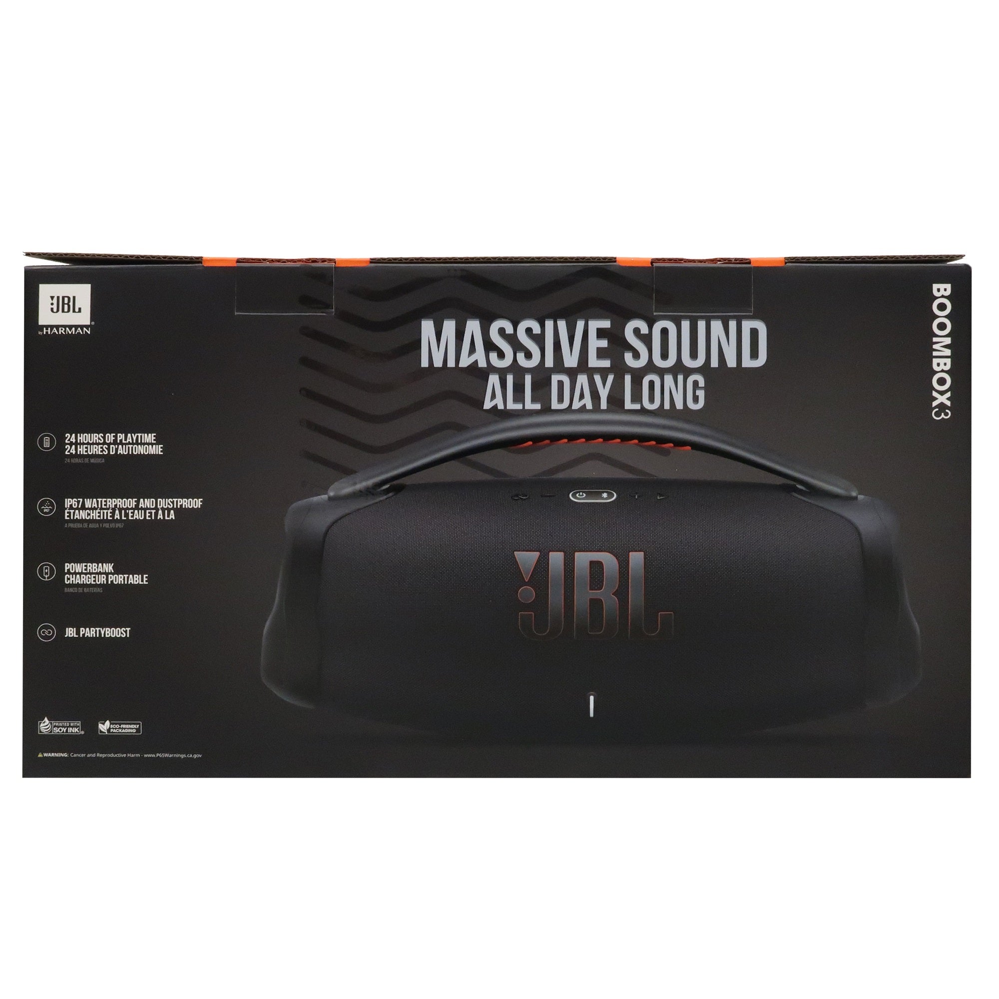 JBL Boombox 3 Portable Bluetooth Speaker (Black) – Teds Electronics