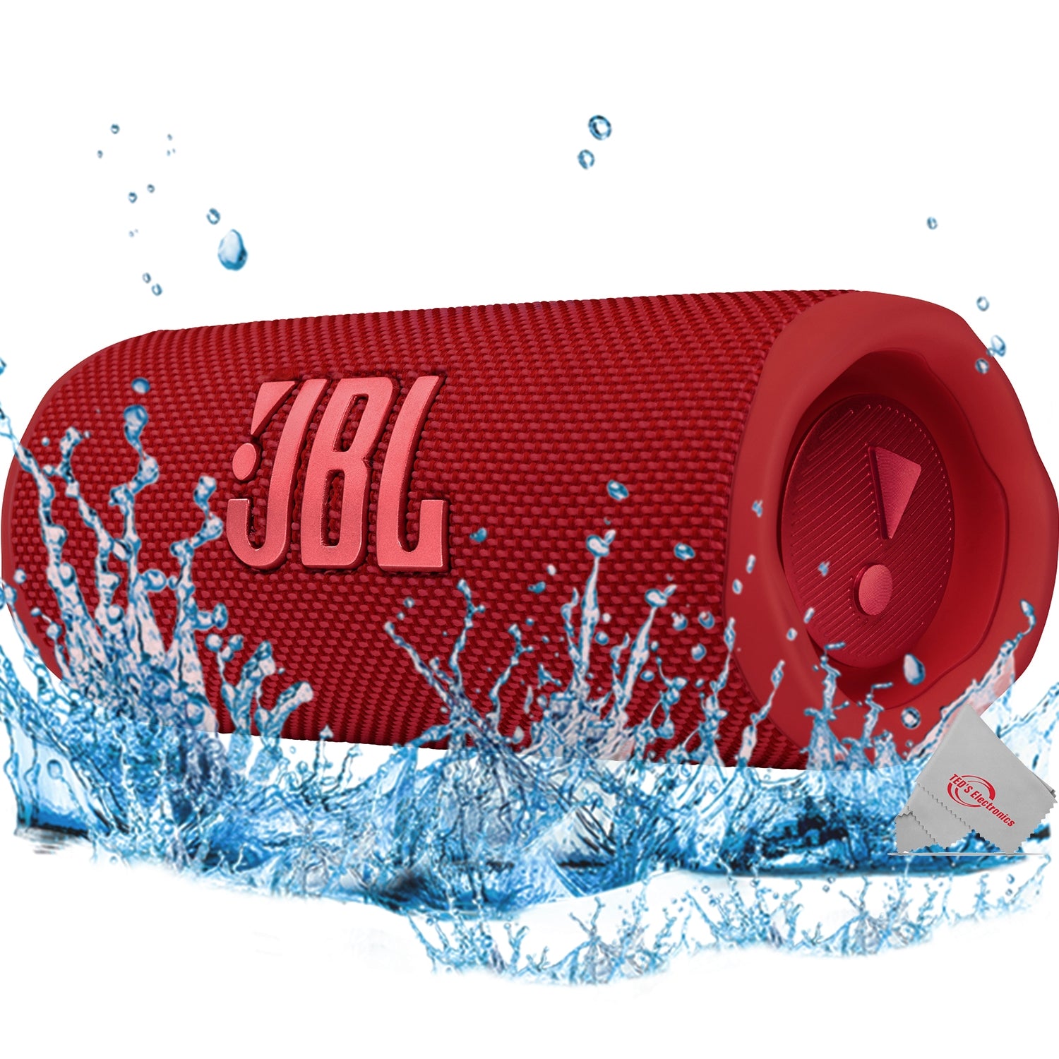 JBL FLIP 6 Wireless Portable Waterproof Speaker - Red – Teds