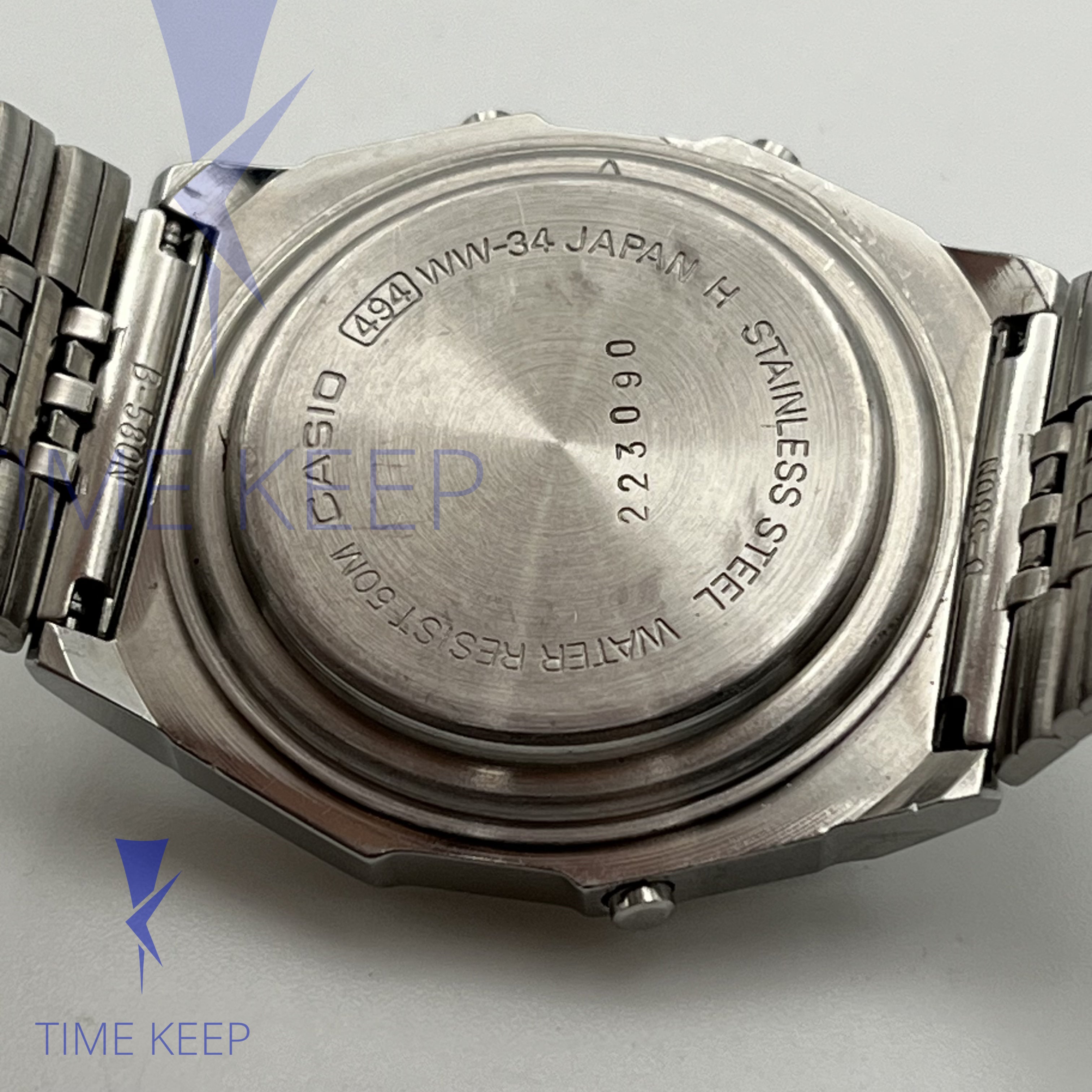 Rare Vintage 1980s Casio Digital Wide Temp LC Watch WW-34 – Time Keep