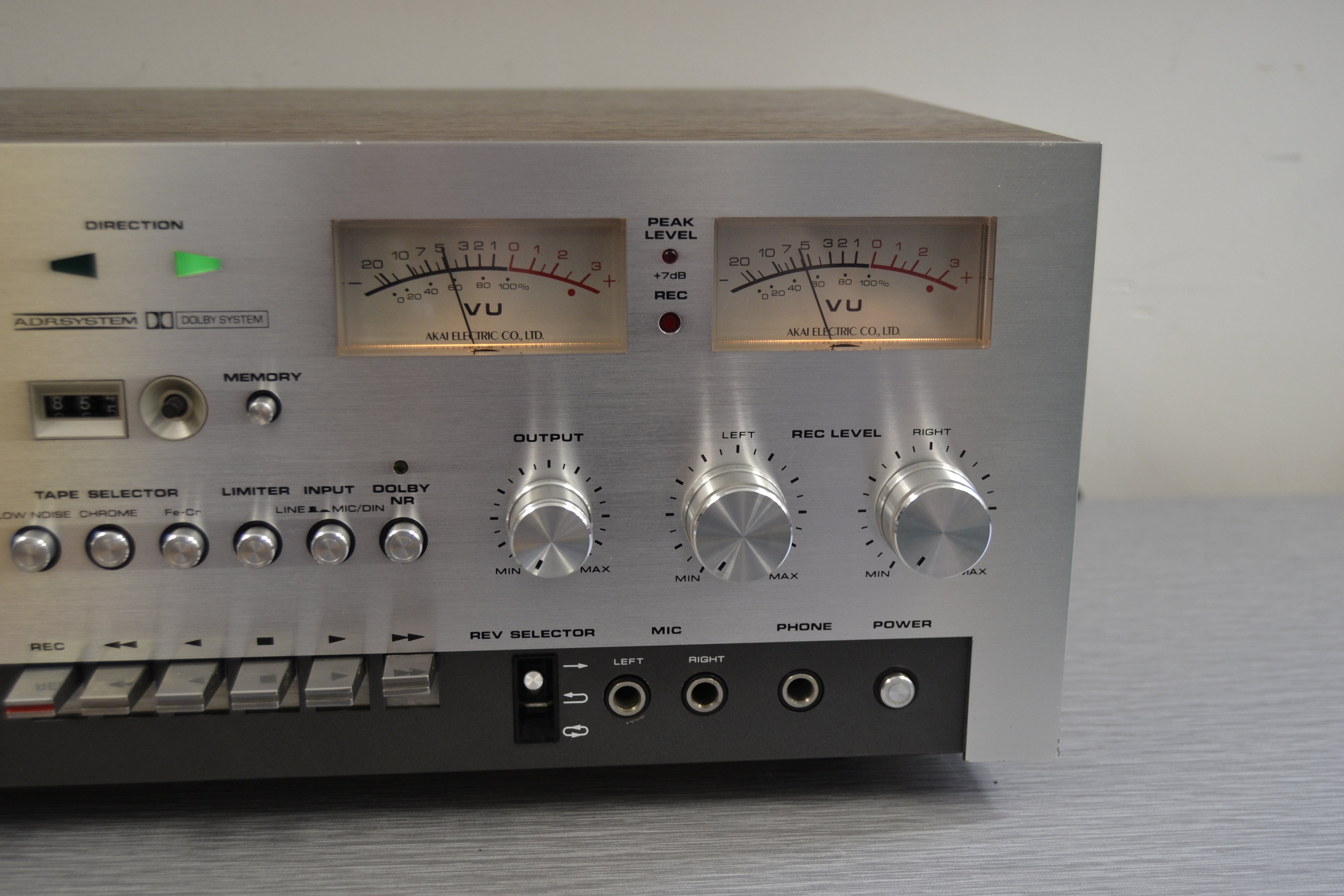 Akai GXC-730D Single Cassette Deck * New Belts * Fully Serviced