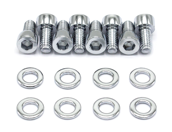 Motorsport Auto - The Z Store - Chromed Plenum Cover Bolt Set, 84
