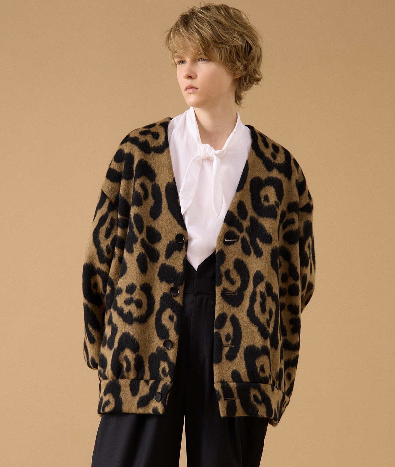 レオパードショートコート(A0853FJM407)｜THIRD MAGAZINE (サード