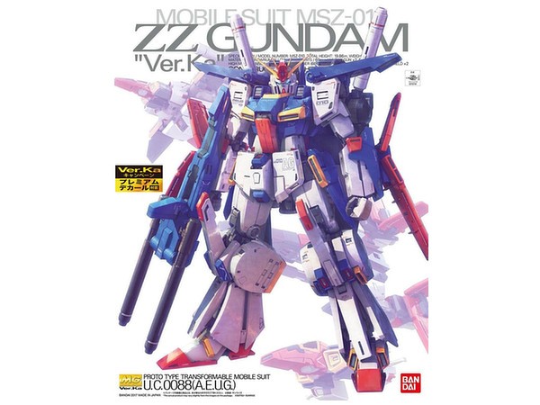 1/100 MG ZZガンダム Ver.Ka プレミアムデカール仕様 | 東京ホビーポータル
