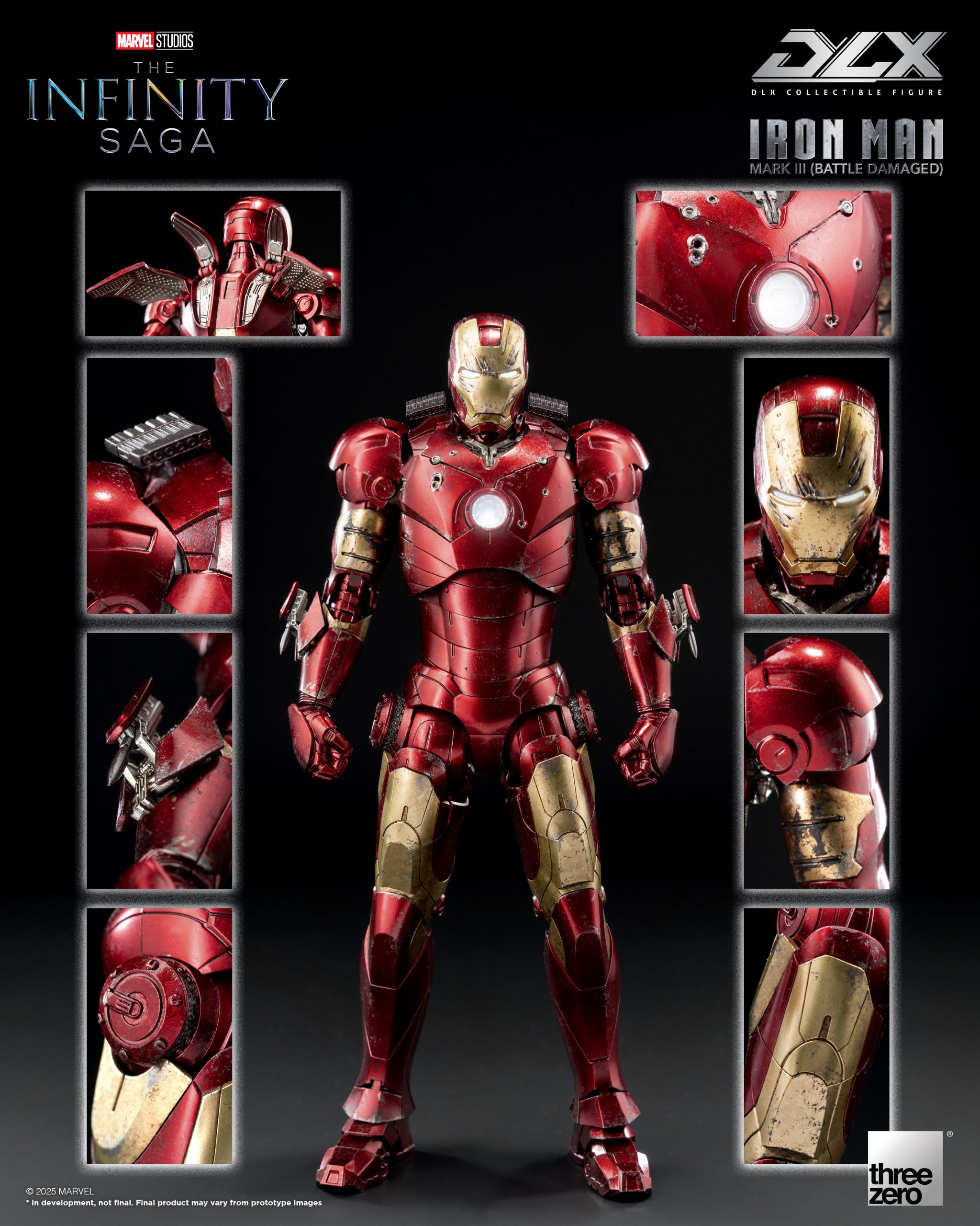 Marvel Studios: The Infinity SagaDLX Iron Man Mark 3 (Battle