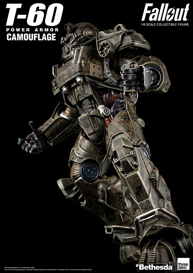 フォールアウト 1/6 T-60 迷彩・パワーアーマー – threezero store