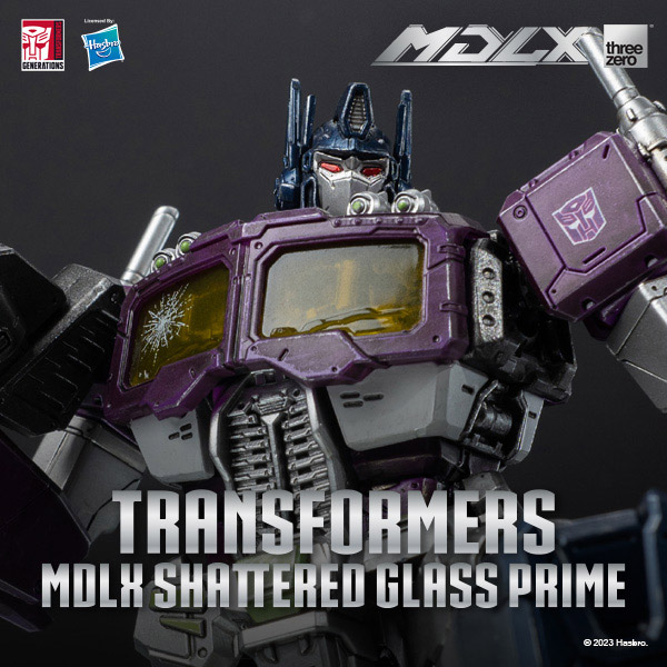 TransformersMDLX Shattered Glass Optimus Prime – threezero store