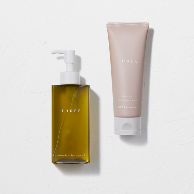 THREE クレンジング オイル & ウォッシュ セット | ギフトセット
