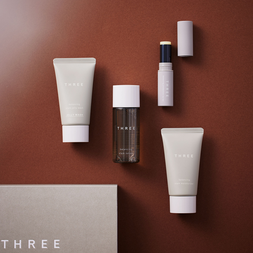 THREE バランシングステム ファーストキット & リップ バー セット