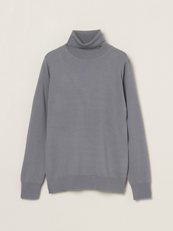 Merino superfine l/s turtle neck｜スリードッツ オフィシャル