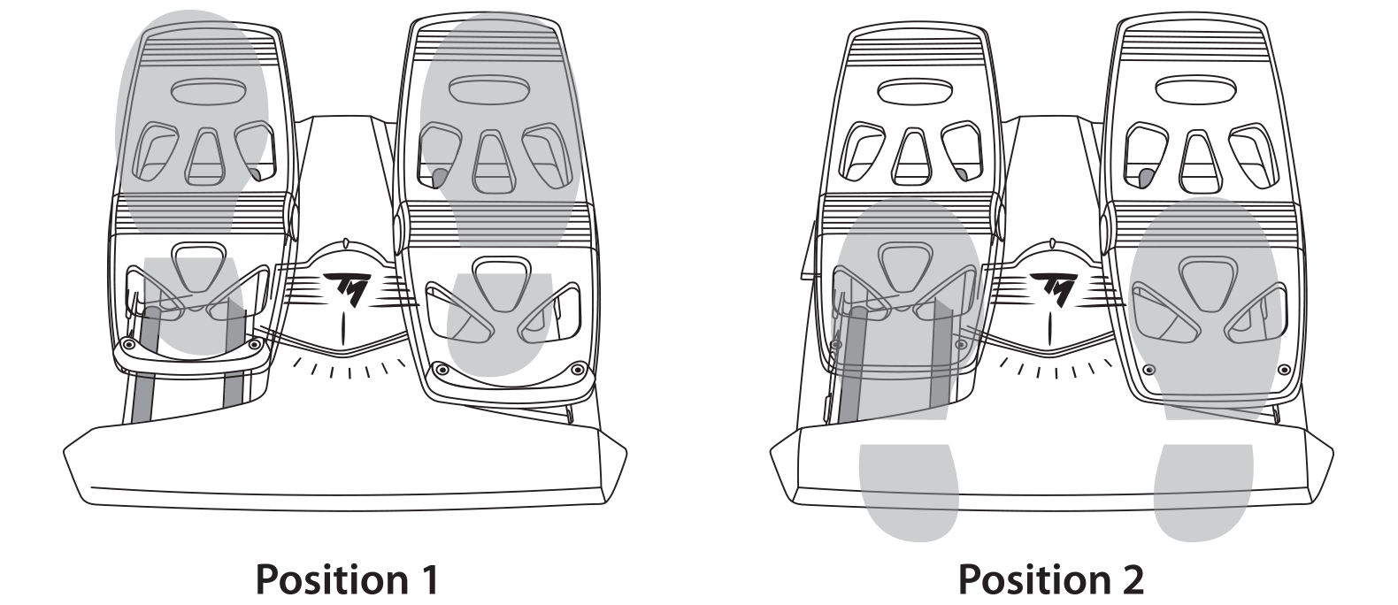 T.Flight Rudder Pedals - | Thrustmaster