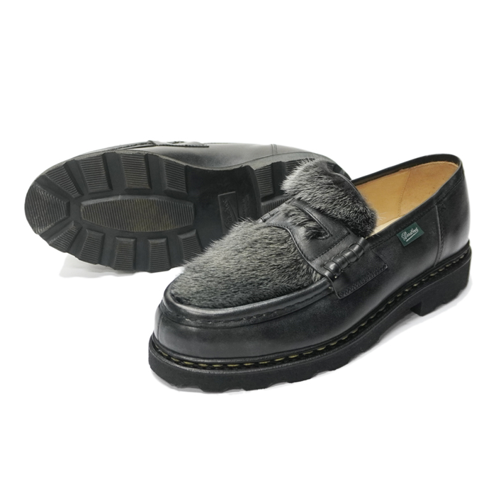 Paraboot（パラブーツ）REIMS+VISON（ランス+ミンクファー）/ Noir