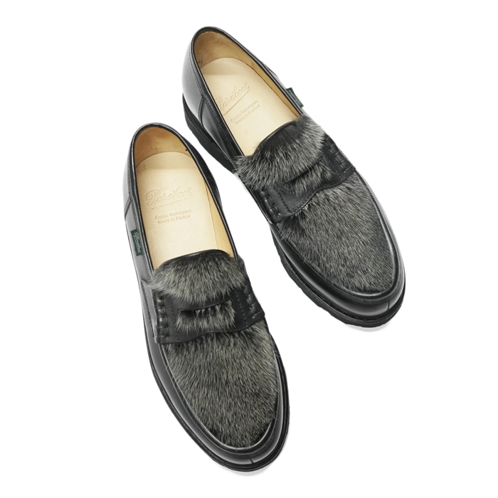 Paraboot（パラブーツ）REIMS+VISON（ランス+ミンクファー）/ Noir