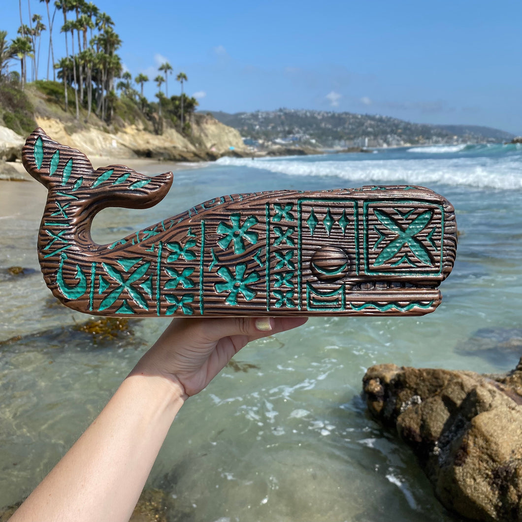 Tiki Whale Tiki Mug, designed Sheryl Schroeder and sculpted by