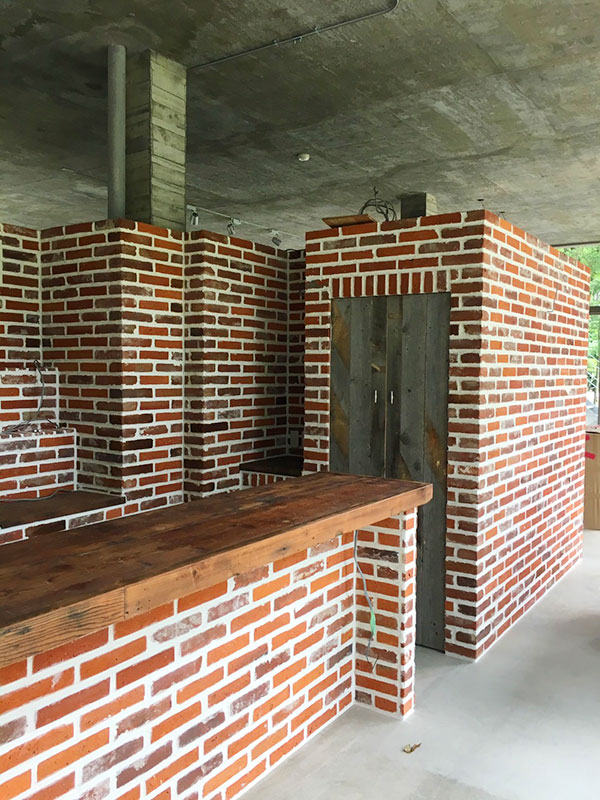 スライスレンガ 古煉瓦 赤大 内外ミックス 26969SJA | タイルライフ