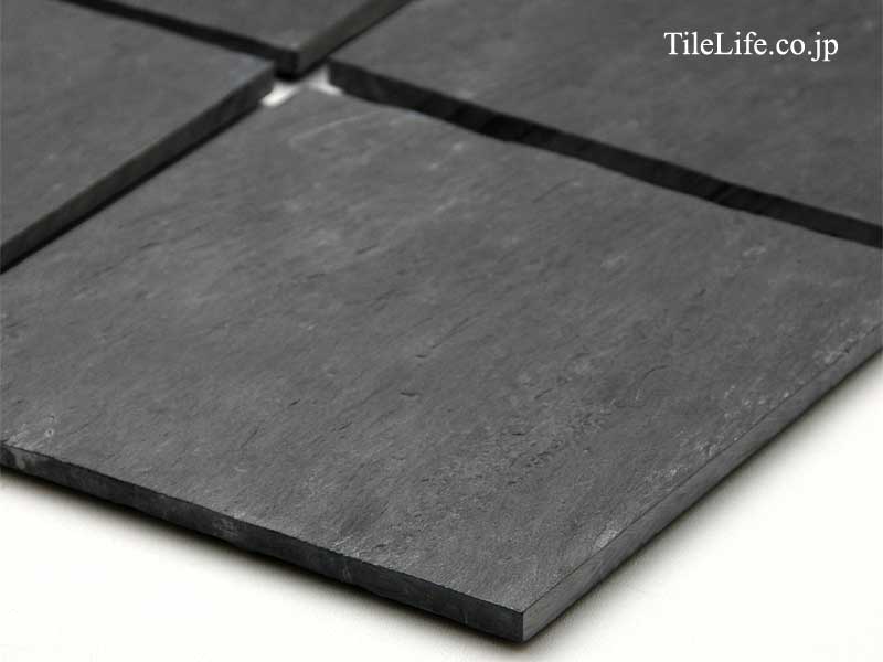 玄昌石(ブラックスレート) 200角 割り肌(裏ズリ)仕上げ (メーカー:KOM