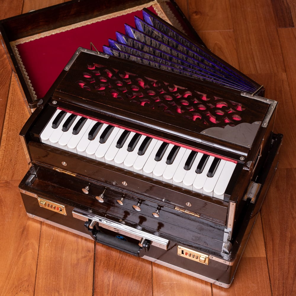 アコーディオン ハルモニウム Harmonium ピアノ インド 楽器 (Kartar