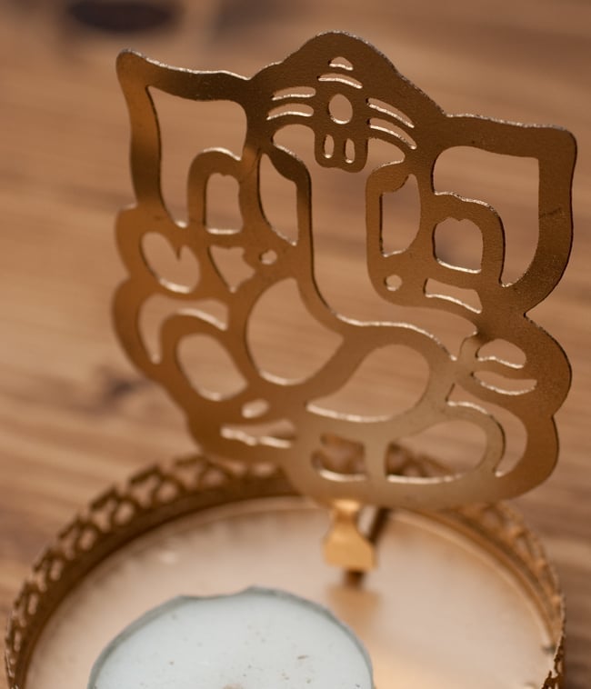 ティーライトキャンドルのシャドウランプ ガネーシャやクリシュナなど