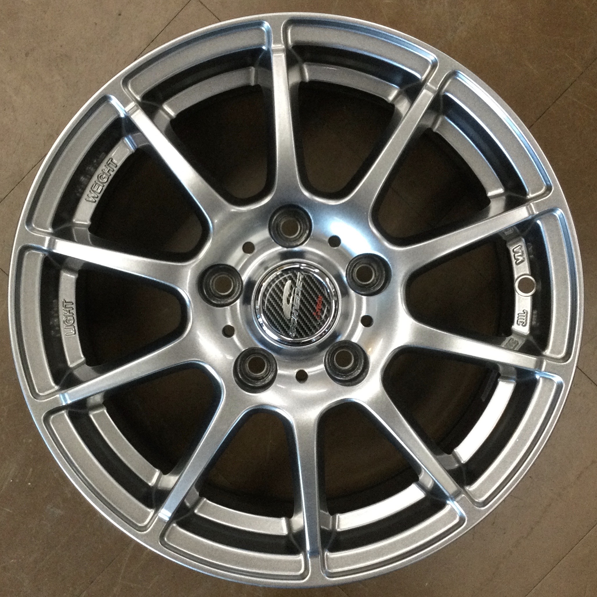 sth0158 中古 A-TECH シュナイダー 15インチ アルミホイール4本セット