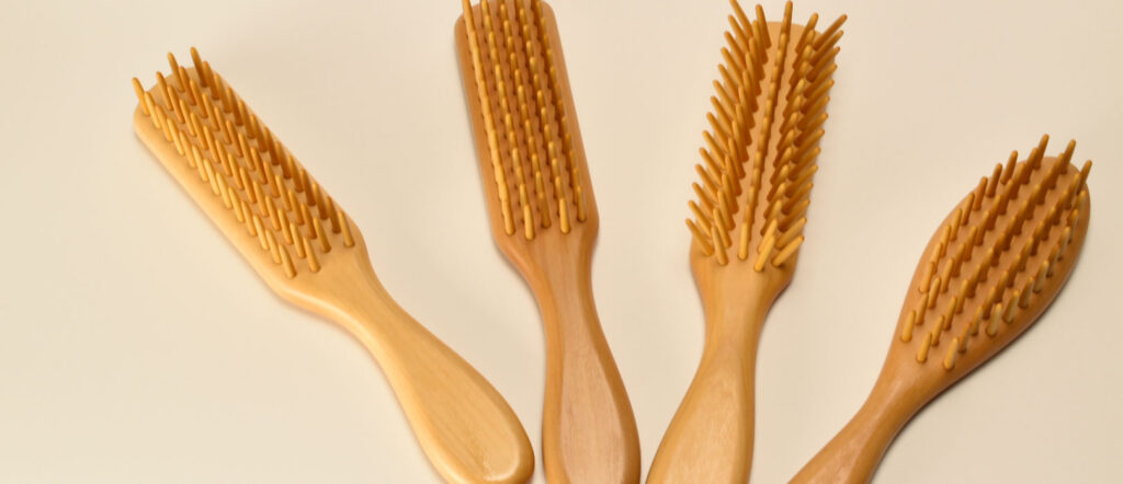 つげブラシ 5列 小 丸 | 別府つげ工芸