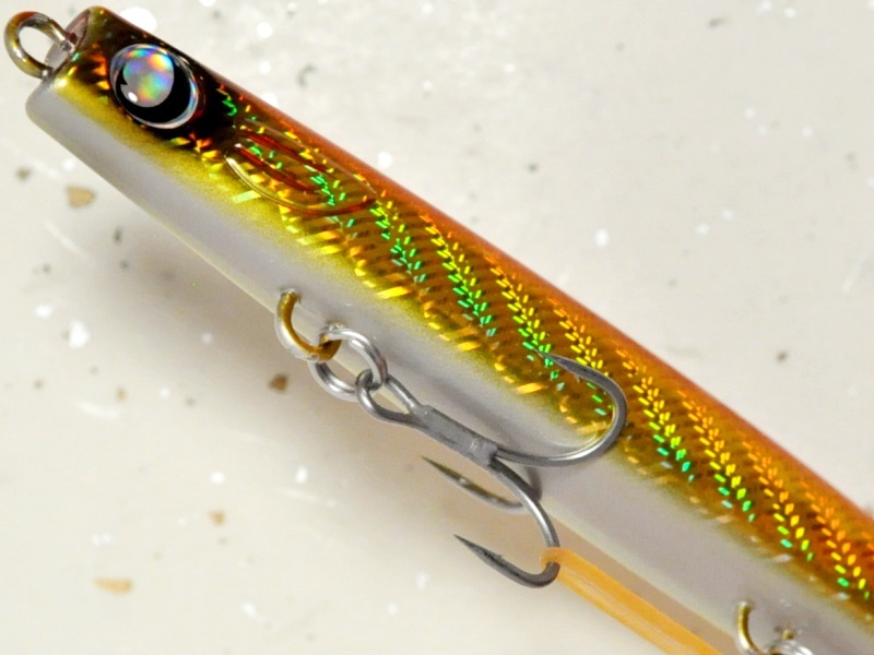 ジャンプライズ かっ飛び棒130シャローライト：＃11 赤金グローベリー