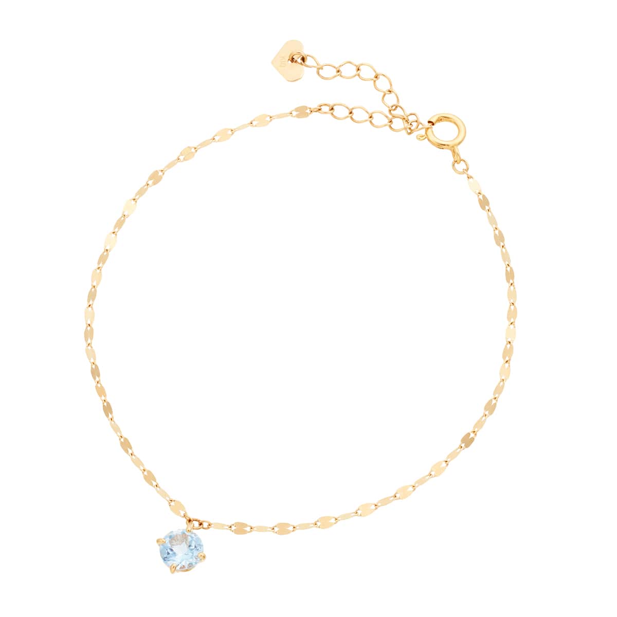 K10イエローゴールドエメラルドブレスレット(RBL603)|TSUTSUMI