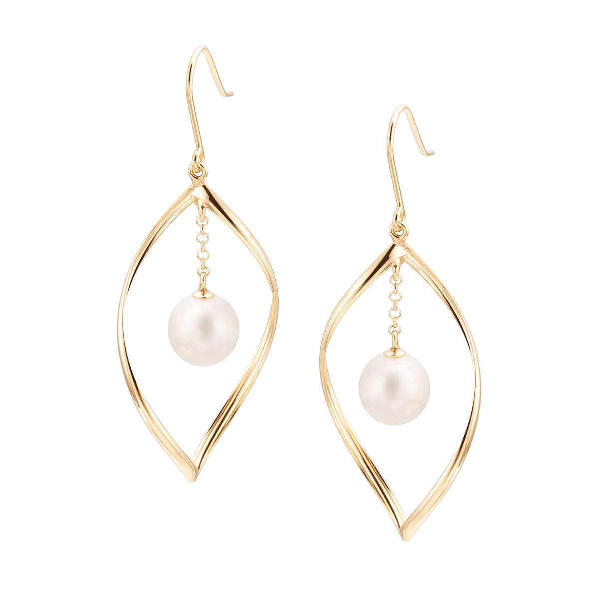 K10イエローゴールド淡水パールピアス（6mm）(RPE606-003)|TSUTSUMI