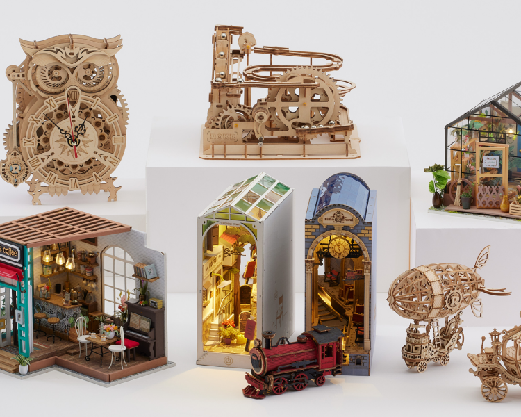 3Dウッドパズル