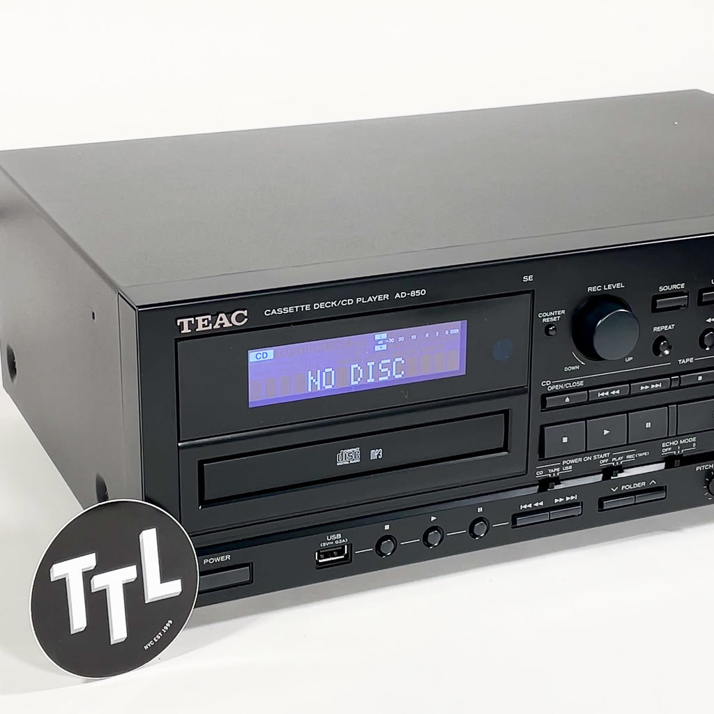 Teac: AD-850 Cassette Player / CD Player / USB Recorder (AD850SEB
