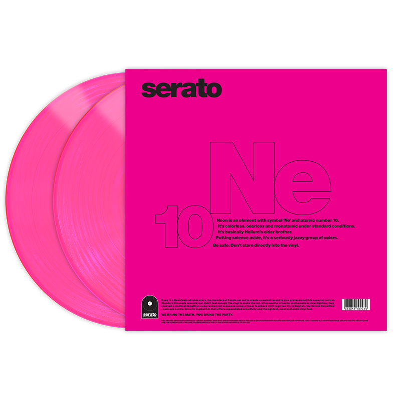 Serato OFFICIAL CONTROL VINYL ピンク Serato Control Vinyl 7